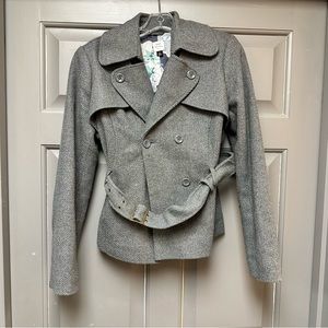 Old Navy grey belted Winter Jacket size Medium item #503